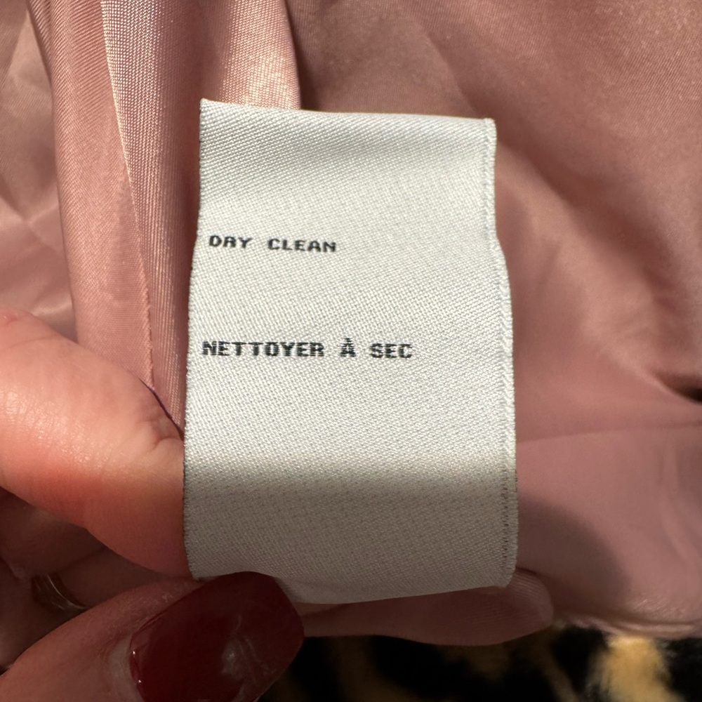 Kate Spade Zebra Striped Faux Fur Teddy Jacket - Picture 12 of 13